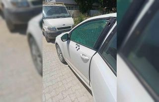 Park halinde araç kurşunlandı