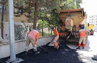Paşabağı Mahallesine sıcak asfalt çalışması