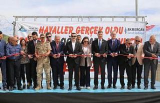 Pertek ve Çemişgezek doğalgaza kavuştu