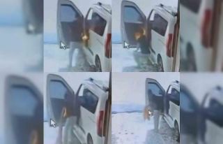 Powerbank alev aldı, çalışan aracı yanmaktan...