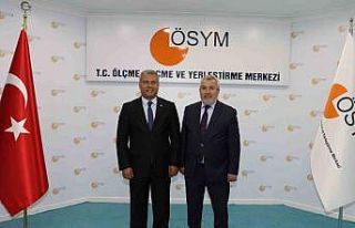 Rektör Adıgüzel’den ÖSYM Başkanı Ersoy’a...