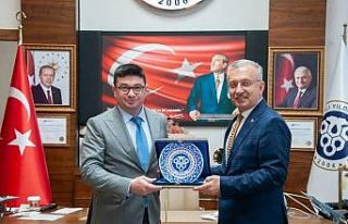 Rektör Levent, Azerbaycan Kars Başkonsolosu Zamin...