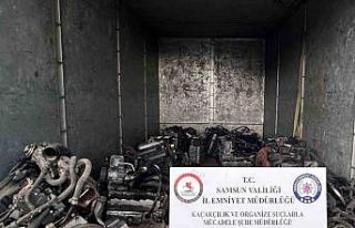 Samsun’da 13 adet gümrük kaçağı lüks araç...