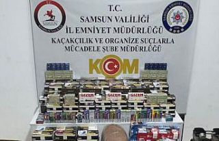 Samsun’da kaçak tütün mamulleri operasyonu