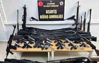 Şanlıurfa’da 45 adet ruhsatsız silah ele geçirildi:...