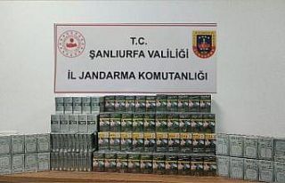 Şanlıurfa’da 980 paket gümrük kaçağı sigara...