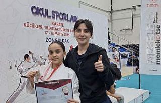 Sarıgül karatede Türkiye ikincisi oldu