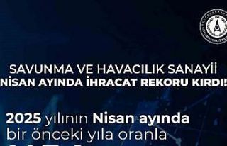 Savunma ve havacılık sanayii ihracatında yeni zirve:...