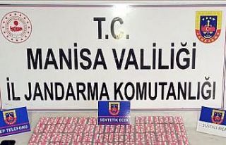 Sentetik ecza haplarıyla yakalandı