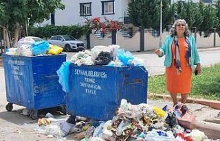 Seyhan Belediyesi çöpleri toplamadı, mahalleli...