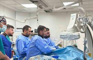 Siirt’te anjiyografik varikosel tedavisi uygulandı