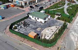 Silivri’de Afet Eğitim Parkuru çalışmaları...