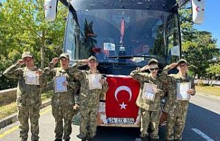 Silivri’de temsili askerlik töreni