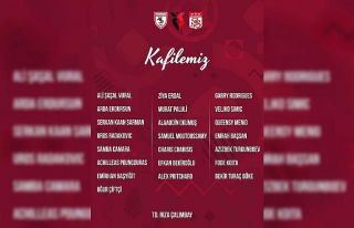 Sivasspor’un Samsunspor kafilesi açıklandı: Rey...