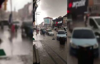 Sivas’ta dolu yağışı etkili oldu