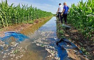 Tarla sulamaya gitti ölü olarak bulundu