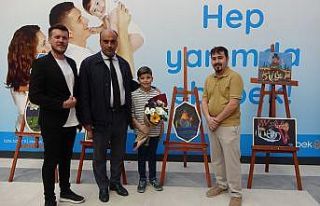 Tavşanlı’da çocukların hayal gücü sergiye...