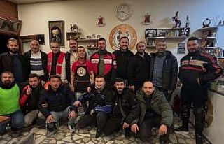 Tavşanlılı motorculardan Kahveci Ali’ye sürpriz...