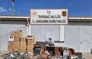 Tekirdağ’da 240 bin makaron ve 220 kilo tütün...