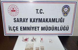 Tekirdağ’da peçeteye emdirilmiş uyuşturucu madde...