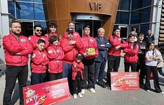 TEKNOFEST şampiyonlarına coşkulu karşılama