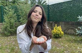 Tokat’ta ceviz büyüklüğünde dolu yağdı