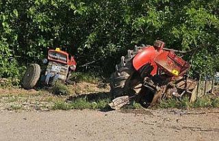 Traktör ikiye ayrıldı, sürücüsü hayatını...