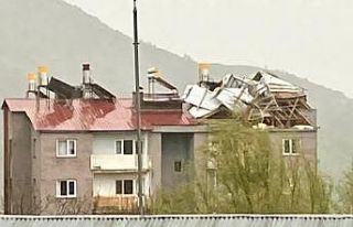 Tunceli’de fırtına nedeniyle hasar tespitine başlandı