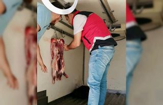 Uygun şartlarda taşınmayan 34 kilo et imha edildi