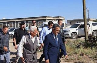 Vali Ekici, İdil’de yol çalışmasını denetledi