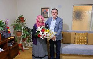 Vali Eldivan, şehit annesi ve Kıbrıs Gazisini ziyaret...