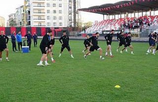 Vanspor, final maçı öncesi son provasını yaptı