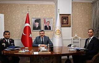 VKS ile toplantıya katıldılar