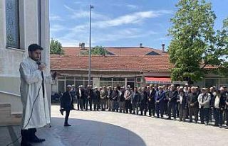 Yenice’de cuma namazı sonrası yağmur duası