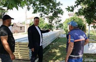 Yenipazar’daki parklar, meydanlar ve caddeler güzelleşiyor