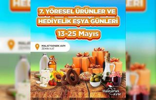 Yöresel tatlar ve el emeği ürünler 7. kez Malatyapark’ta