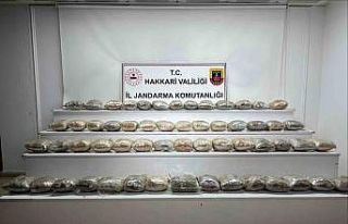 Yüksekova’da 34 kilo kubar esrar ele geçirildi