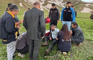 Yüksekova’da ot toplarken bayılan genç için...