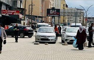 Yüksekova’da park sorunu