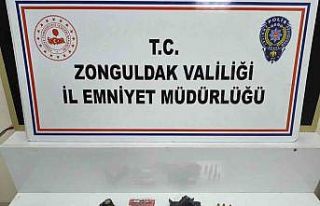 Zonguldak’ta asayiş uygulamasında ruhsatsız silah...