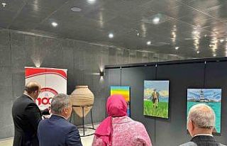 60 öğrencinin resmi, Samsun Müzesi’nde sergilendi