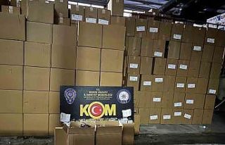 Adana’da 13 milyon liralık makaron ele geçirildi