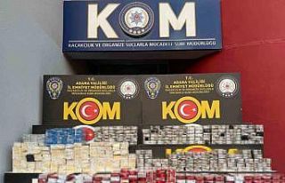 Adana’da 9 bin 750 paket kaçak sigara ele geçirildi