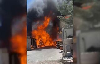 Adıyaman Organize Sanayi Bölgesi’nde fabrika yangını