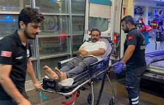 Akrebin soktuğu kişi hastaneye kaldırıldı