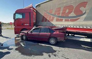 Aksaray’da tırla otomobil çarpıştı: 2 yaralı