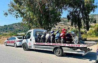 Alanya’da Jandarmadan motosiklet denetimi