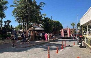 Alanya’da otelin kazan dairesindeki yangın korkuttu