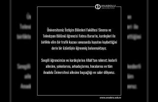 Anadolu Üniversitesi Rektörü Adıgüzel’den hayatını...