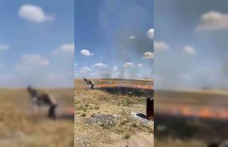 Ankara’da anız yangını